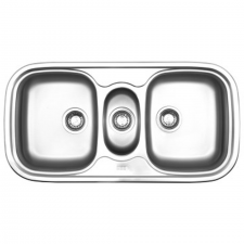 Franke Quinline Qlx670 With 90mm Wastes Stainless Steel 970x500