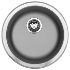Franke Rondo Rdx610-45 Prep Bowl No Tap Landing With 90mm Waste SS