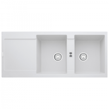 Franke Maris Mrg621 - Polar White With 90mm Wastes 1160x500