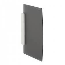 Geberit urinal division, glass: Bracket: aluminium brushed, Glass: anthracite / satinised