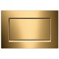 Geberit Sigma10 (ex Sigma30) actuator plate for stop-and-go flush, square, screwable: gold-plated
