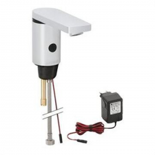 Geberit Type 186 washbasin tap, mains operation: bright chrome-plated, Mixer=without mixer