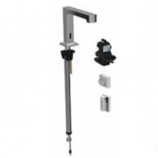 Geberit Brenta washbasin tap, deck-mounted, generator operation, with exposed function box: bright chrome-plated, Mixer=with mixer