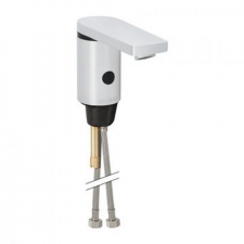 Geberit Type 186 washbasin tap, battery operation: bright chrome-plated, Mixer=with mixer
