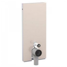 Geberit Monolith sanitary module for floor-standing WC, 101 cm: sand / glass