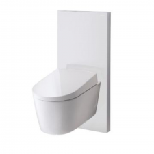 Geberit Monolith Plus sanitary module for wall-hung WC, 101 cm: white / glass