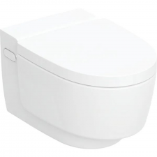 Geberit AquaClean Mera Classic WC complete solution, wall-hung WC: WC ceramic appliance: white / KeraTect, Design cover: white