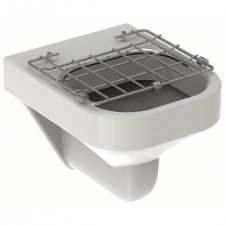 Geberit Publica slop hopper with hinged grating: 40x37x49cm,