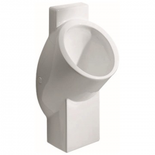 Geberit Centaurus urinal, waterless, outlet to the rear or downwards: T=32.5cm, Outlet=to the rear or downwards, white / KeraTect