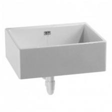 Geberit Publica utility sink with overflow: B=60cm, H=20cm, T=50cm