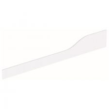 Geberit Bambini decorative cover, front, for play and washspace, for four washbasin taps, lower basin on the left: white alpine / matt
