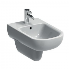 Geberit Smyle wall-hung bidet: T=54cm, Overflow=visible, white