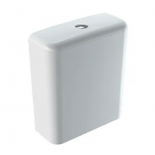 Geberit Smyle exposed cistern, dual flush, bottom water supply connection: white
