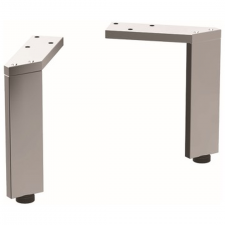Geberit set of narrow feet (2 pc.): H=15.1–15.4cm, bright chrome-plated