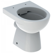 Geberit Selnova floor-standing WC, washdown, horizontal outlet, semi-shrouded, Rimfree