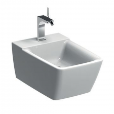 Geberit XenoÂ² wall-hung bidet, shrouded: T=54cm, Overflow=without, white / KeraTect
