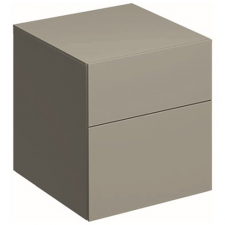 Geberit Xeno² low cabinet with two drawers: 45x51x46.2cm, greige
