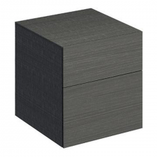 Geberit Xeno² low cabinet with two drawers: 45x51x46.2cm, scultura grey