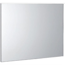 Geberit Xeno² illuminated mirror with direct and indirect lighting: 90x71cm, aluminium brushed