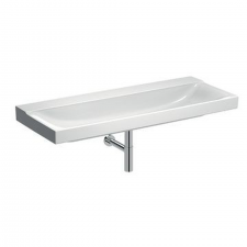 Geberit Xeno² washbasin: 120x48cm, Tap hole=without, Overflow=without, white / KeraTect