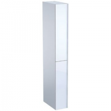 Geberit Acanto tall cabinet with two cargos: 22x173x47.6cm, white