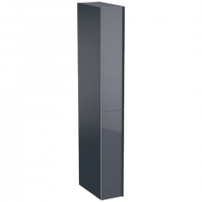 Geberit Acanto tall cabinet with two cargos: 22x173x47.6cm, lava