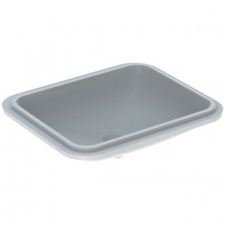 Geberit VariForm under-countertop washbasin, rectangular: B1=50cm, Tap hole=without, Overflow=without, white