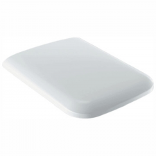 Geberit iCon Square WC seat: Soft-closing mechanism=yes, Quick-release hinges=yes, Fastening=from above, white / glossy