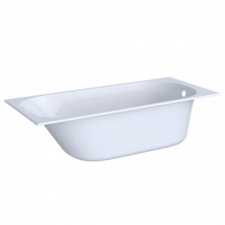 Geberit rectangular bathtub Soana, slim rim, with feet: L=160cm, B=70cm