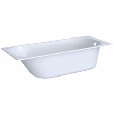 Geberit rectangular bathtub Soana, slim rim, with feet: L=170cm, B=70cm