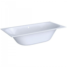 Geberit Soana rectangular bathtub, slim rim, duo, with feet: 190x90cm, Total water capacity=271l