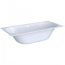 Geberit rectangular bathtub Soana, slim rim, duo, with feet: L=190cm, B=90cm