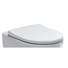 Geberit iCon WC seat, slim design: Soft-closing mechanism =yes, Quick-release hinges=no, Fastening=from above, white