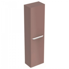 Geberit myDay tall cabinet with one door: B=40cm, H=150cm, T=27.5cm, taupe / high-gloss