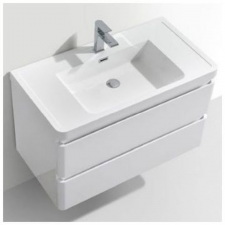 Gucci 900 Cupboard and Basin HG White 900 x 480 x 550