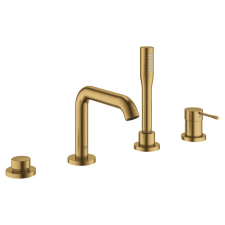 Grohe Essence 4-Hole Single-Lever Bath Combination Brushed Cool Sunrise