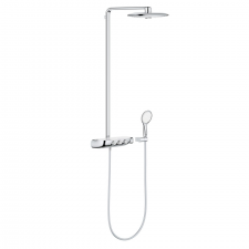 Grohe Rainshower System Smartcontrol Duo 360 Shower System With Thermostat For Wall Mounting Chrome