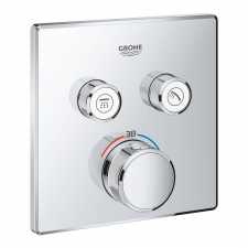 Grohe Grohtherm Smartcontrol Thermostat For Concealed Installation With 2 Valves Chrome