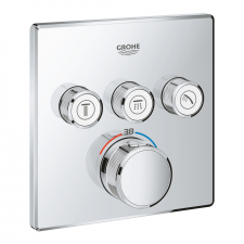 Grohe Grohtherm Smartcontrol Thermostat For Concealed Installation With 3 Valves Chrome