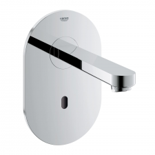 Grohe Euroeco Cosmopolitan E Infra-Red Electronic Wall Basin Tap Without Mixing Device Chrome