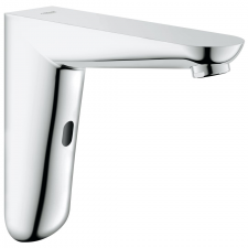 Grohe Euroeco Cosmopolitan E Infra-Red Electronic Wall Basin Tap Without Mixing Device Chrome