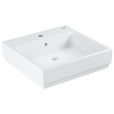Grohe - Cube Ceramic Wall-Hung Basin w/ Overflow 500x490mm White