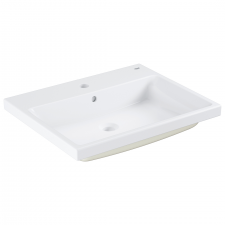 Grohe - Cube Ceramic Built-In Countertop Basin w/ Overflow 605x490mm White