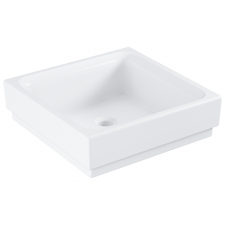 Grohe - Cube Ceramic Countertop Basin w/o Overflow 400x400mm White