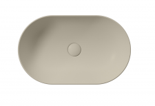GSI Pura Washbasin 60X37 H16 Countertop No Overflow Matt Matt Creta