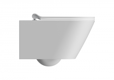 GSI Kube X Wall-Hung Wc 55X36/F Swirlflush Matt White