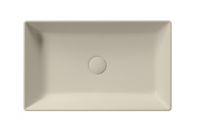 GSI Kube X Washbasin 60X37 H13 Countertop Rectangular No O.Flow Matt C