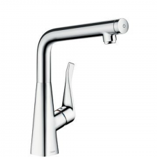 HG Metris Select kitchen mixer chrome