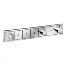 Hansgrohe RainSelect Thermostat for concealed installation for 3 functions with integrated shower holder