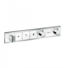 Hansgrohe RainSelect Thermostat for concealed installation for 3 functions with integrated shower holder